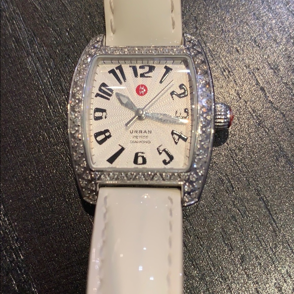 Michele urban petite diamond watch
